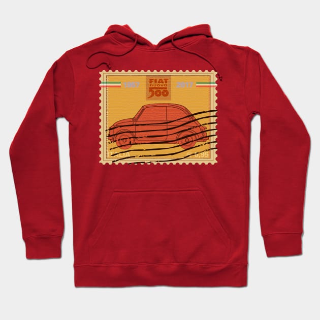 Fiat Postage Hoodie by CreativePhil